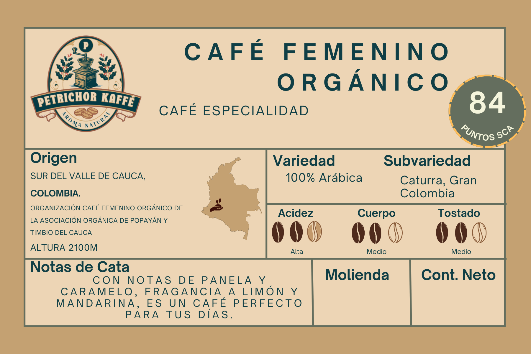 Café Femenino Organico